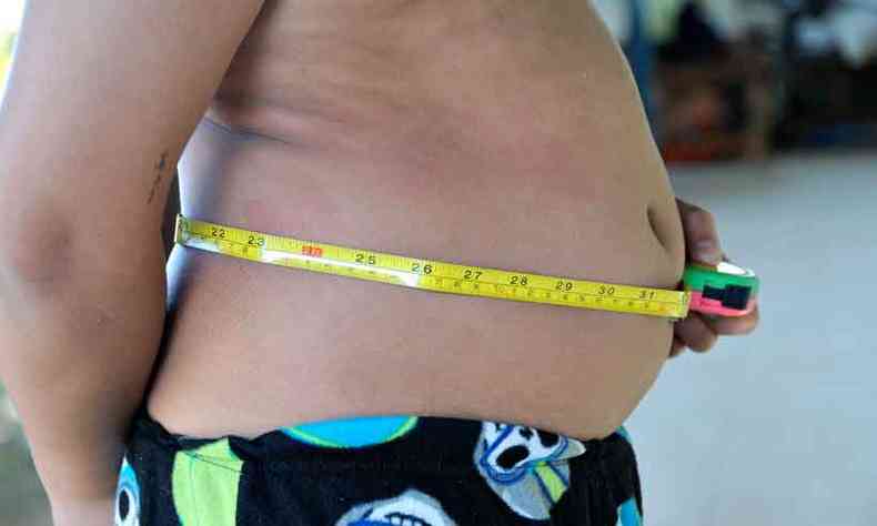 Estudo revela que 16,33% das crianas brasileiras tm IMC acima de 30kg/m, o que, segundo a OMS, categoriza obesidade(foto: Beto Novaes/EM/D.A Press - 20/8/15)