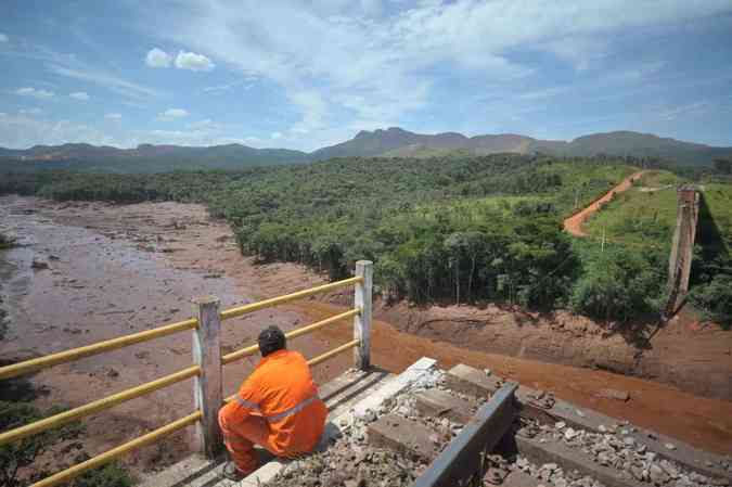 Rompimento de rejeitos da Barragem 1 da Mina Feijão, da Mineiradora Vale, em Brumadinho, Grande BH Alexandre Guzanshe/EM/D.A press 