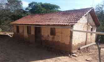 A casa onde a menina morava, na comunidade de Siriema(foto: Luiz Ribeiro/EM/DA Press)