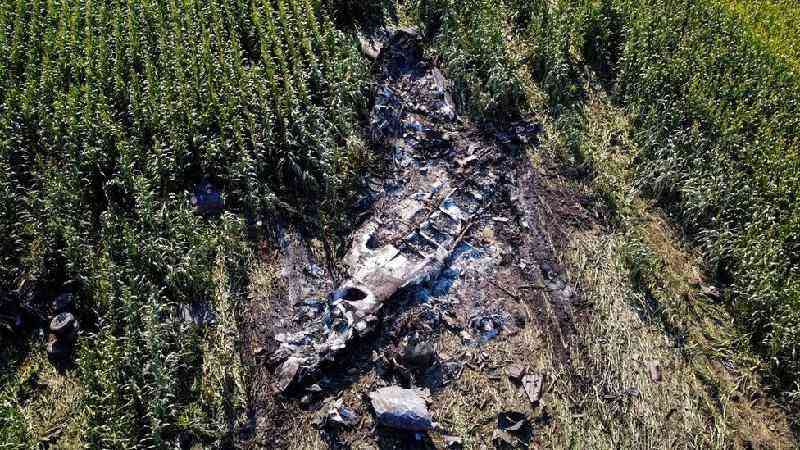  Avião ucraniano que caiu na Grécia carregava 11 toneladas de armamentos 