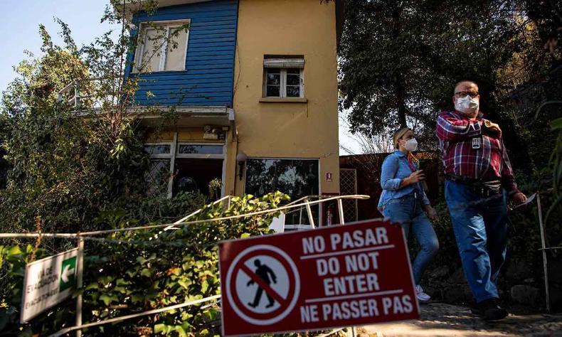 (foto: Martin Bernetti/AFP) casa Pablo Neruda chile