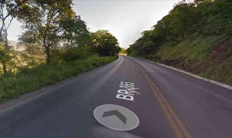 Acidente ocorreu na BR-365, em Montes Claros, no Norte de Minas(foto: Reproduo/Google Street View )