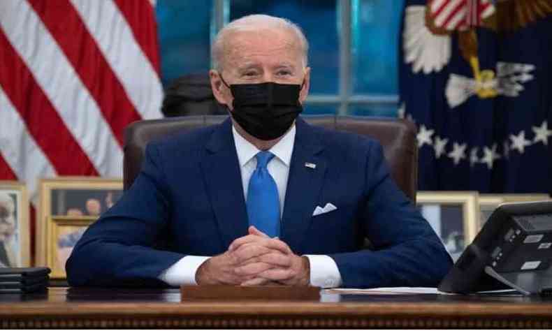 A linha do presidente Joe Biden tem sido consistente com o esprito dos governos democratas anteriores(foto: Saul Loebe/AFP)