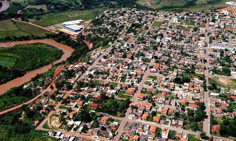 Vista aérea de São Joaquim de Bicas