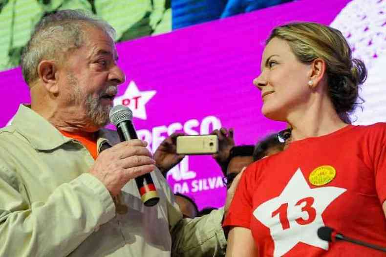 Lula e Gleisi Hoffmann