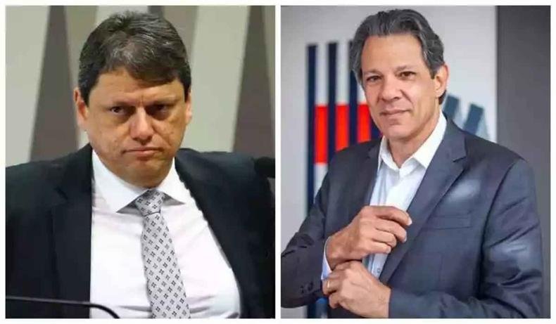 Tarc�sio de Freitas e Fernando Haddad