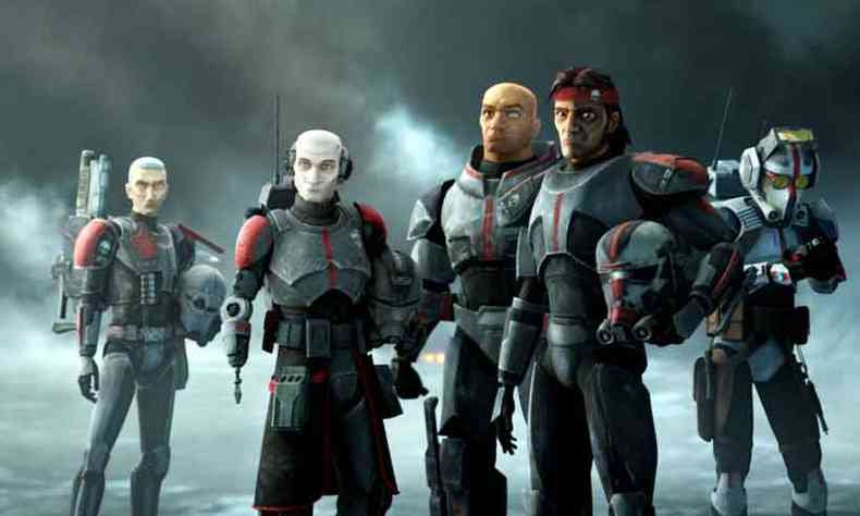 Hunter, Tech, Crosshair, Wrecker e Echo: os cinco clones rebeldes de 