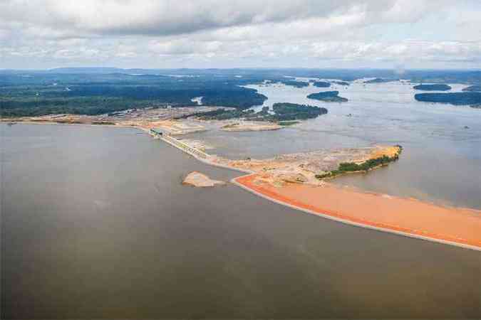 Vista area da Usina de Belo Monte, no Norte do Par(foto: Roberto Stuckert Filho )
