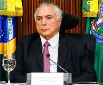 Presidente em exerccio Michel Temer(foto: Marcos Correa/PR Braslia )