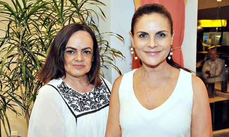  Rosinha Houri e Maria Antnia Calmon(foto: Marcos Vieira/em/d. a press)