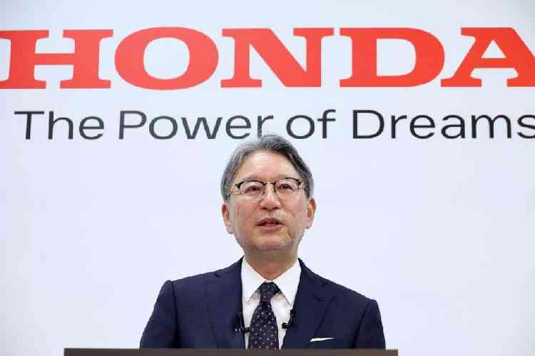 O CEO da Honda, Toshihiro Mibe