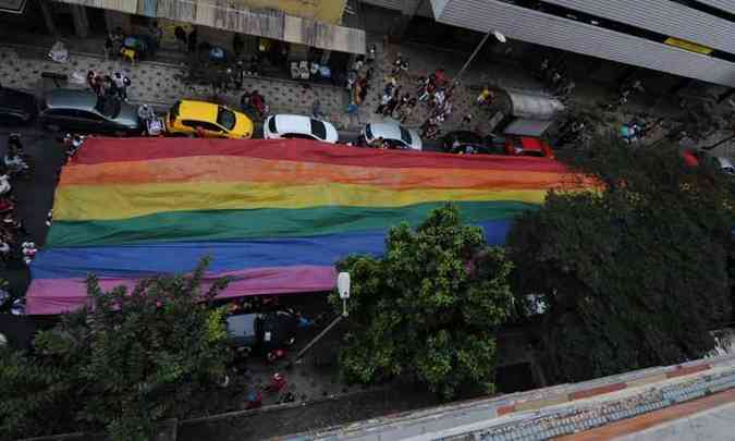 A comunidade gay ganhar um grupo voltado para polticas a favor da diversidade(foto: Leandro Couri / EM / D.A. Pres)