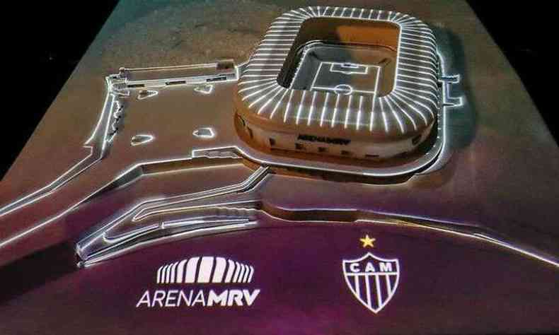 Arena MRV tem previsão de inauguração para 2022(foto: (Foto: Bruno Cantini/Atlético) )