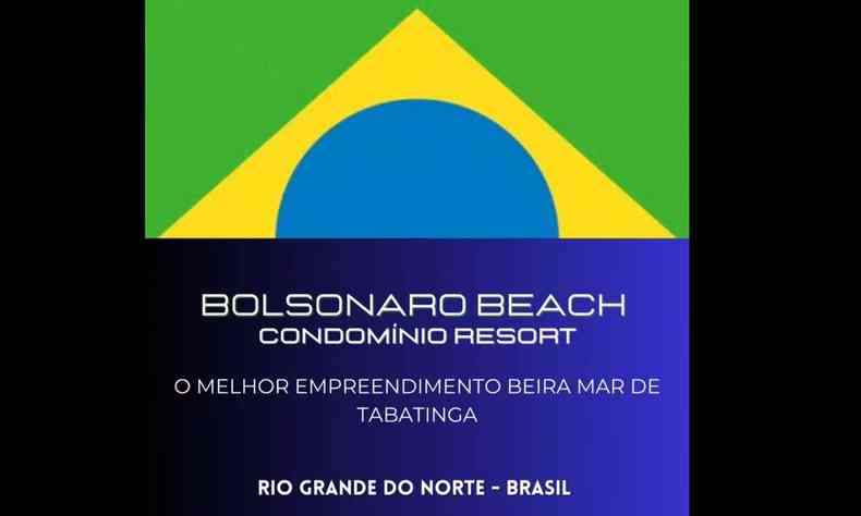 Empreendimento em homenagem ao ex-presidente Jair Bolsonaro