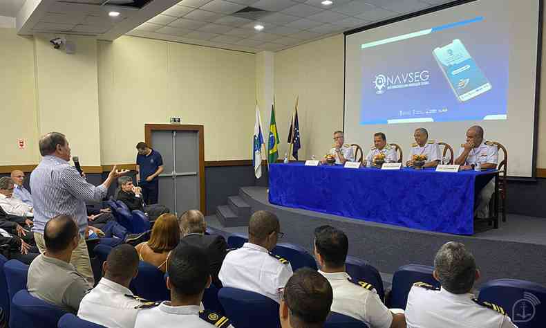 Lanamento do aplicativo da Marinha do Brasil, o NAVSEG