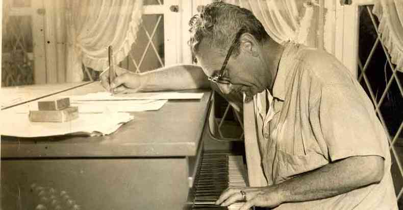 O compositor mineiro Ary Barroso  tema do filme Ele era assim (foto: Arquivo O Cruzeiro)