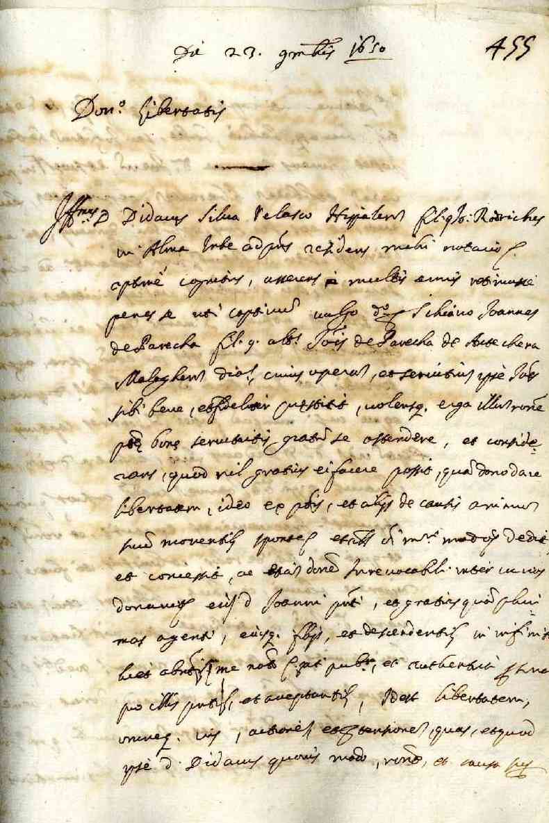 Velzquez assinou os documentos de alforria de Pareja em 1650, quando ambos estavam na Itlia, em uma viagem que durou dois anos