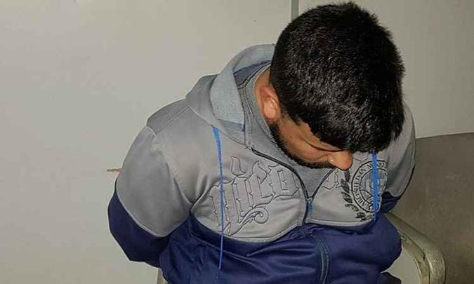 Cristopher confirmou as agressões, mas não disse mais nada aos policiais(foto: TV Poços/Divulgação) Cristopher confirmou as agressões, mas não disse mais nada aos policiais(foto: TV Poços/Divulgação)