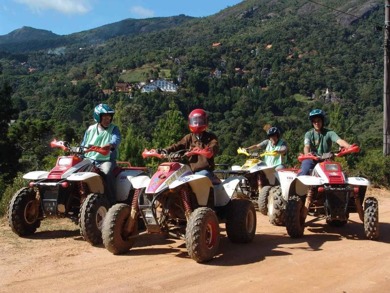 Quadriciclo permite explorar a região