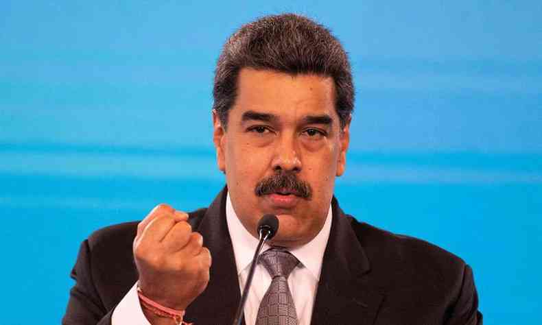 Nicols Maduro alertou a ONU a respeito do agravamento da pandemia de COVID-19 no Brasil(foto: Yuri Cortez/AFP)