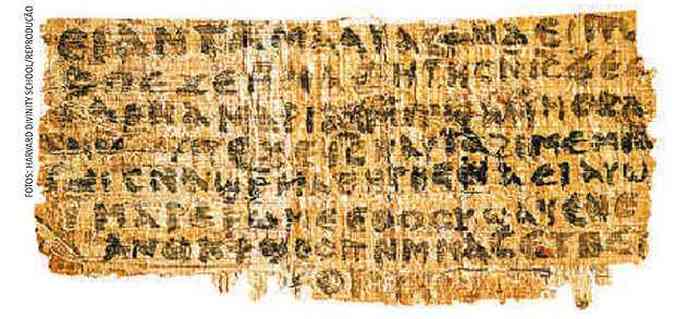 Veja o que estava escrito em cada linha do papiro 