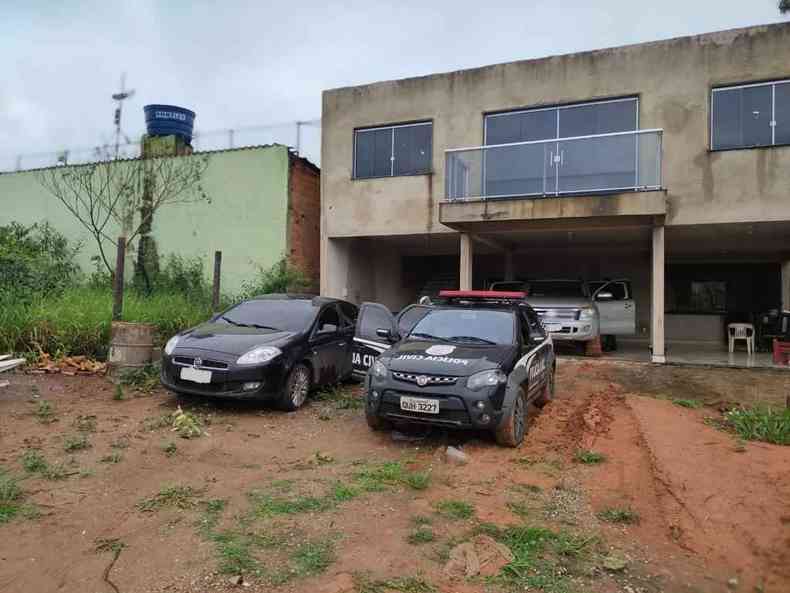 Stio em Itana onde foi encontrada mais de uma tonelada de maconha