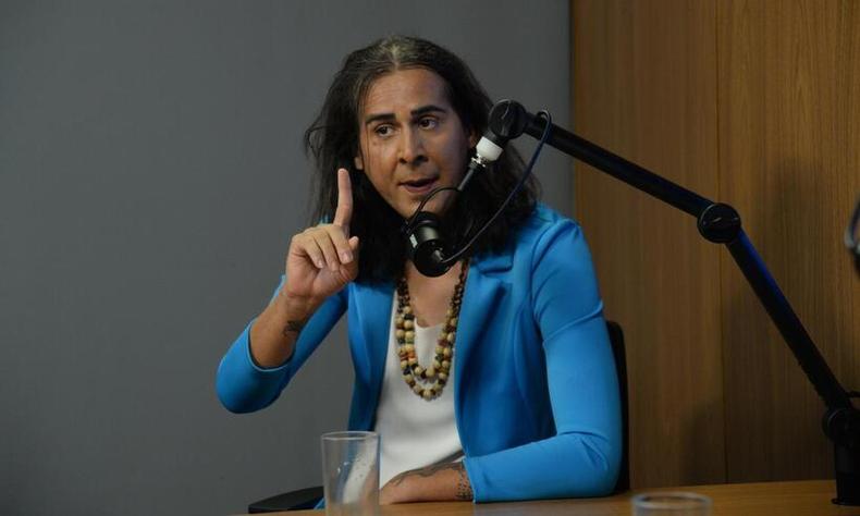 Vereadora de Belo Horizonte Duda Salabert (PDT) no podcast do Estado de Minas