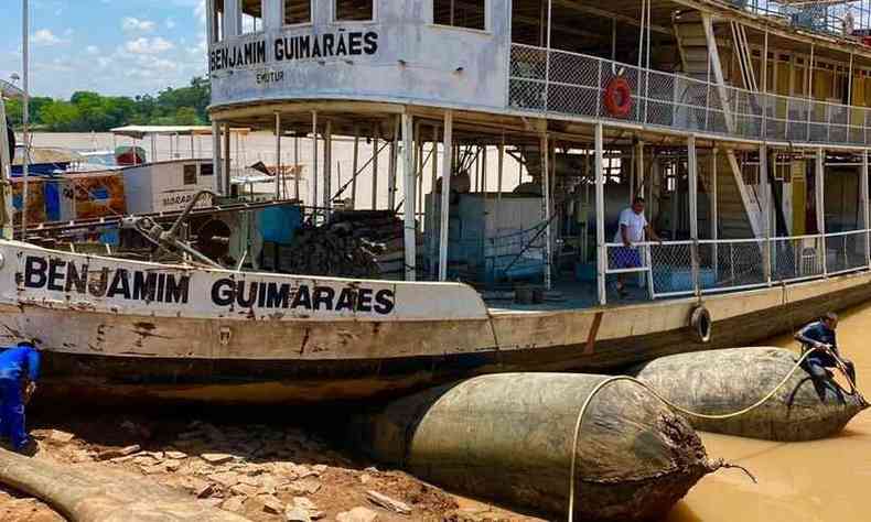 O barco  datado de 1913 e tombado desde 1985 pelo Instituto Estadual do Patrimnio Histrico e Artstico de Minas Gerais (Iepha)(foto: IEPHA/DIVULGAO)