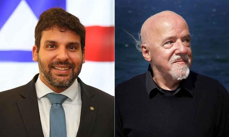 Andr Porciuncula e Paulo Coelho