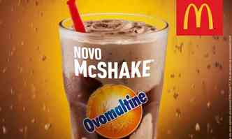 Com alvoroo, Mc Donald's anunciou a chegada do milk-shake em sua rede social(foto: Mc Donald's/Reproduo)