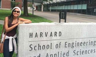 Antes de chegar a Oxford, Brbara Emanuella Souza fez estgio em Harvard (foto: Brbara Souza/Arquivo Pessoal)