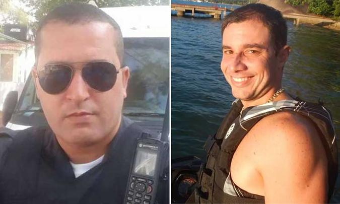 O sargento Rosemberg de Jesus Principe, 38 anos, e o soldado Bruno Pereira Martins dos Santos, de 36(foto: Reprodução/internet) O sargento Rosemberg de Jesus Principe, 38 anos, e o soldado Bruno Pereira Martins dos Santos, de 36(foto: Reprodução/internet)
