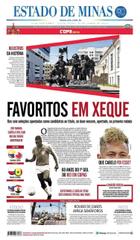 Confira a Capa do Jornal Estado de Minas do dia 19/06/2018
