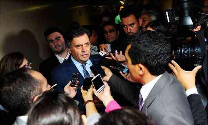 Acio se ofereceu para receber os lderes de manifestaes hoje, no Congresso, quando faro ato pblico(foto: George Gianni/PSDB)