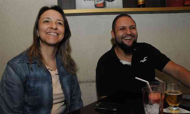 Aline Faria e Leandro Fernandes aprovaram (foto: Paulo Filgueiras/EM/DA Press)