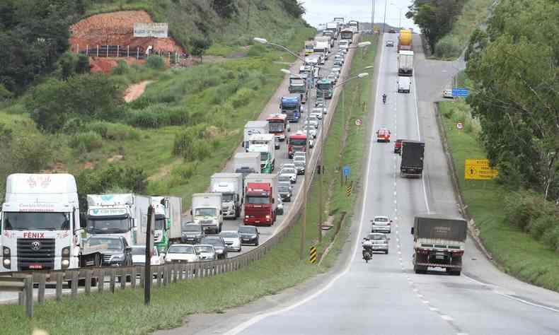 BR-040 na chegada em BH