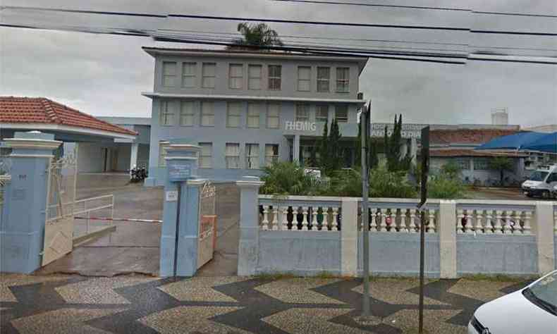 Vtima foi levada consciente ao Hospital Regional de Patos de Minas(foto: Reproduo da internet/Google Maps)
