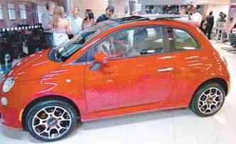 O Fiat 500 ficou R$ 459 mais caro. Com a alta, fbrica tem ganho milionrio(foto: ALEXANDRE GUZANSHE/EM/D.A PRESS - 23/9/11)