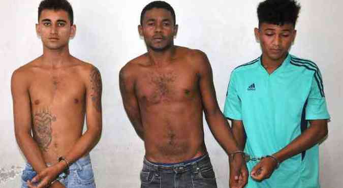 Julian Jeferson, Lavardiere Silva Junior e Sanso dos Santos Sales so suspeitos dos ataques a nibus em So Lus(foto: Gilson Teixeira/OIMP/D.A Press)