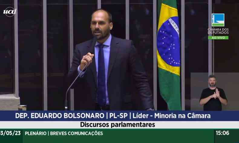 Deputado federal Eduardo Bolsonaro (PL-SP)