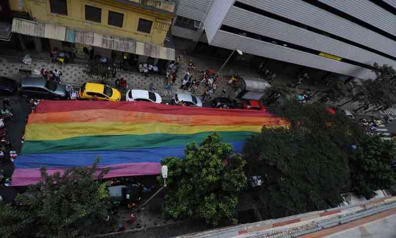 Apesar de sucessivas manifestaes em prol da comunidade LGBT no Brasil, seus direitos e forma apropriada de registrar ocorrncias ainda so pouco difundidas(foto: Leandro Couri/EM/D.A PRESS - 19/07/2015)
