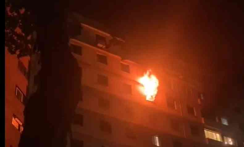 Incndio em apartamento na Savassi