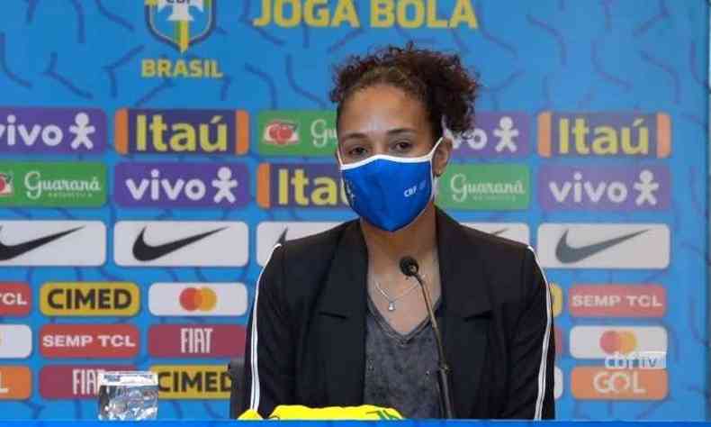 Aline Pellegrino ser a coordenadora de competies de futebol feminino da CBF(foto: CBF/Divulgao)