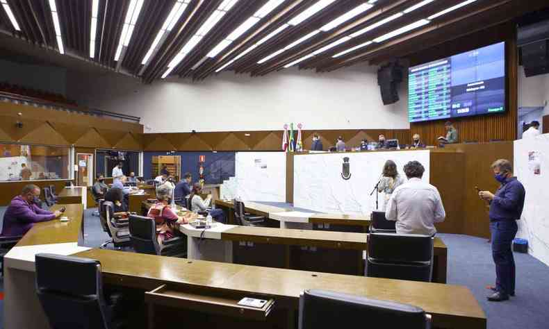 Reforma da Previdncia ser analisada em 2 turno antes de votao em carter final.(foto: Bernardo Dias/CMBH - 9/12/2020)