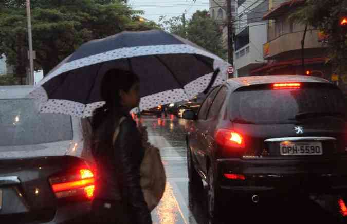 O acumulado de chuva deve ser entre 20 e 40 milmetros de gua(foto: Cristina Horta/EM/D.A Press.)