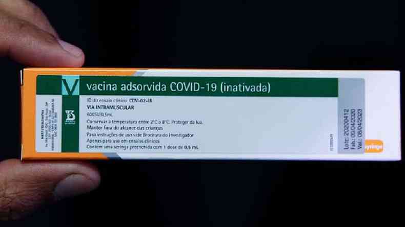 Nos primeiros meses de campanha de vacinao contra a covid-19, a CoronaVac foi o produto mais utilizado