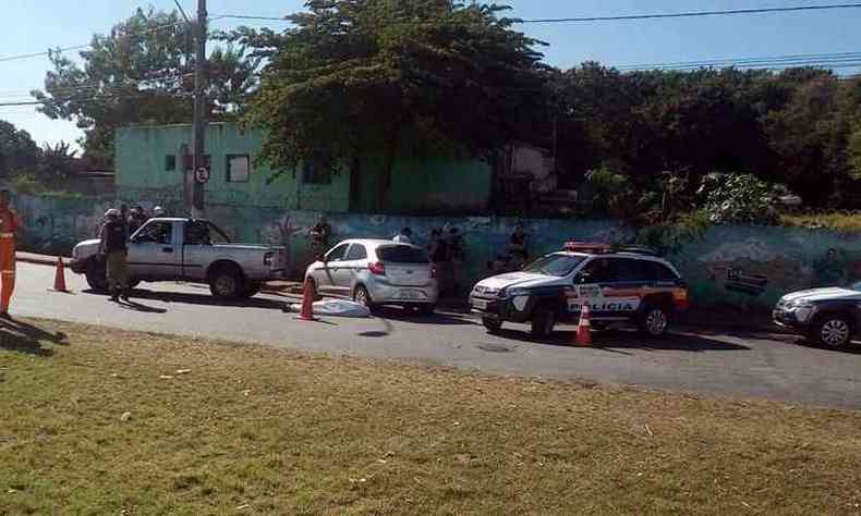 Anderson Cardoso Incio foi morto ao passar pela avenida(foto: Ivan Drummond/EM DA Press )