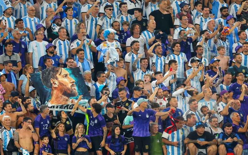 Torcedores argentinos na Copa do Mundo do Catar