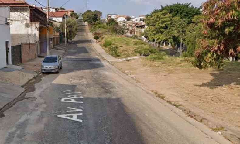 Avenida Petit, no Bairro Boa Vista, onde o crime aconteceu em maro do ano passado(foto: Reproduo/Google Street View)