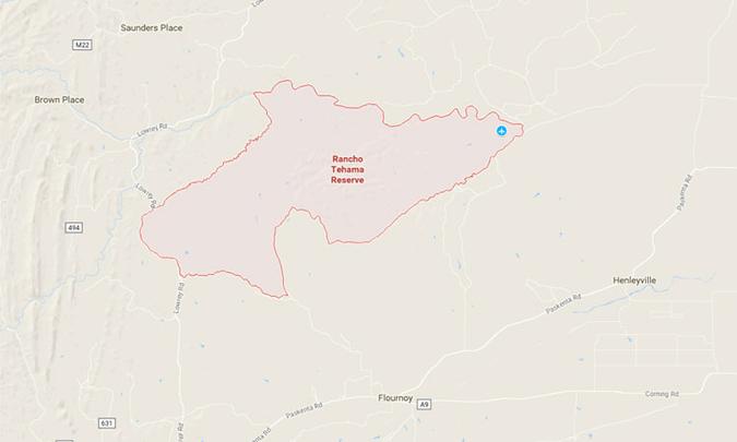 Tiroteio ocorreu em Rancho Tehama, uma cidade na zona rural do estado(foto: Reprodução/Google Maps) Tiroteio ocorreu em Rancho Tehama, uma cidade na zona rural do estado(foto: Reprodução/Google Maps)